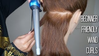 How to Use a Curling Wand for Beginners In depth [upl. by Eelatsyrc929]