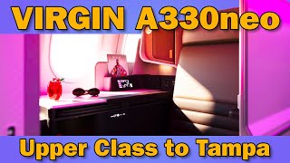 Flying Virgin Atlantic A330neo Upper Class from London to Tampa [upl. by Anhpad]