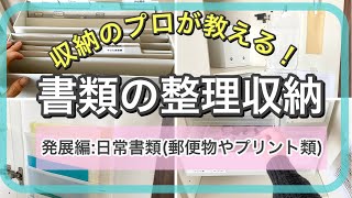 書類の整理収納〜普段のプリントや郵便物など流動的な書類〜 [upl. by Odranoel234]