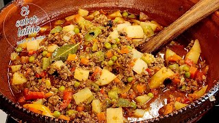 🔴Guisado Ranchero ¡Carne molida Con Papas Rica y economica🔥 [upl. by Esir]