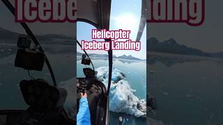 He flew a helicopter from California to Alaska for this bucket list moment glacier iceberg pilot [upl. by Nellad]