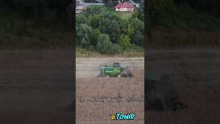 John Deere t560 farming harvest [upl. by Yspyg298]