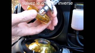 Renault Twizy  changer une ampoule avant  change a front light [upl. by Lleznol]