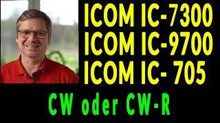 ICOM IC 7300  CW oder CWR [upl. by Nic265]