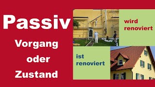 Vorgangspassiv und Zustandspassiv B2C1 [upl. by Raf172]