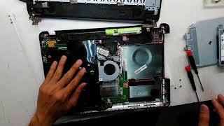 ASUS X441U laptop add ram dissasemble [upl. by Akimas157]