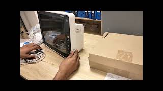 Patient Monitor Model uMEC15 connections and working  Cardiac Monitor unpacking  Part1 [upl. by Attenaej]