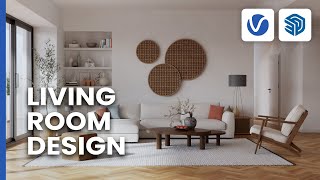 Crafting a Living Room Design with VRay for SketchUp [upl. by Zachary]