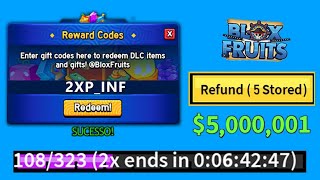 NEW CODES ALL NEW WORKING CODES IN BLOX FRUITS 2024 BLOX FRUITS CODES 2X EXP CODES [upl. by Admama]