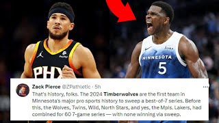 MINNESOTA TIMBERWOLVES VS PHOENIX SUNS  TIMBERWOLVES VS SUNS REACTIONS [upl. by Van955]