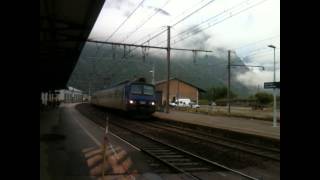 1 train TERBB 36000 SNCF à Saint jean de maurienne le mardi 26 août 2014 [upl. by Graves]