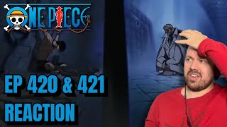 One Piece Episode 420 amp 421 REACTION  STRAW HAT SEPARATION ARC [upl. by Margery]