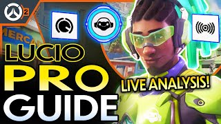 1 PRO OVERWATCH 2 LUCIO GUIDE  LUCIO GAMEPLAY  HOW TO PLAY LUCIO  ABILITIES [upl. by Harat]