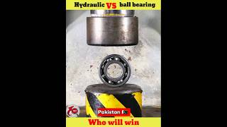 Ind 🇮🇳 vs Pak🇵🇰😡ball bearings vs hydraulic press 🤯shorts whatif uniqueexperiment मजेदार [upl. by Marnia]