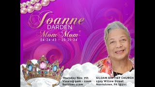 Funeral Services for Joanne Darden [upl. by Gorey]