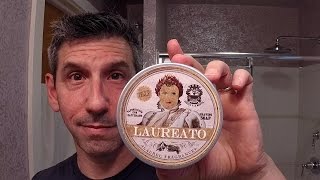 Abbate Y La Mantia quotLaureatoquot shave soap Edwin Jagger DE89 razor Myrsol quotAntesolquot prepost shave [upl. by Howenstein]