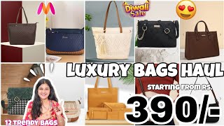 Myntra Haul  10 Affordable Office Bags and Tote Bags  Trendy Bags Haul myntra handbag [upl. by Stubbs]