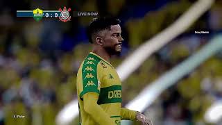 CUIABA X CORINTHIANS  GAMEPLAY PES 2021 [upl. by Nessej]