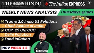 The Hindu Analysis I The Indian Express I UPSC Weekly Current Affairs I November week 1amp2 upsc [upl. by Zampardi]