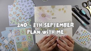 Plan with Me 2nd  8th September ft Hubman amp Chubgirl ‘Origami Shiba’ Cousin Kit  EC Hourly [upl. by Odlanier296]