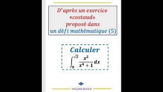 Exercice 60 calcul intégral [upl. by Eustacia]