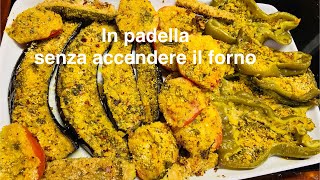 Verdure gratinate in padella senza accendere il forno e sono buonissime [upl. by Taka353]