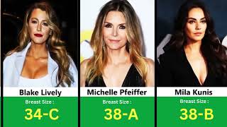 Bra Sizes of Famous Celebrities  The Results Will Shock You [upl. by Thaddus715]