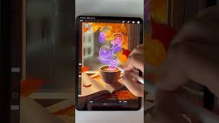 Coffee Animation Tips in Procreate animation procreate digitalart illustration art [upl. by Evanthe]