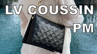 LV Coussin PM Unboxing First impressions and Modshots [upl. by Htiekram]