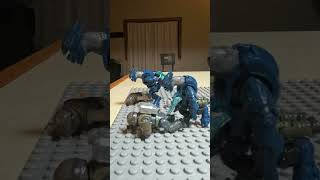 Halo Mega Construx MocDiorama halomegaconstruxstopmotion megablocks stopmotion stopmotionfilm [upl. by Pincas351]