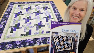 quotSIDE STEPSquot QUILT FULL TUTORIAL [upl. by Eirret538]