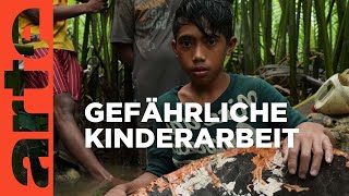 Philippinen Kinder tauchen nach Gold  ARTE Reportage [upl. by Amihc]