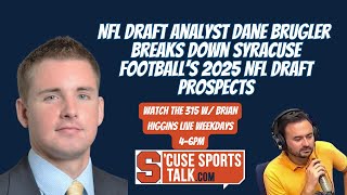 NFL Draft Analyst Dane Brugler Talks Syracuse Football [upl. by Fanechka]