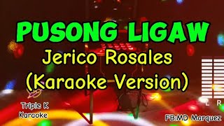 PUSONG LIGAW  Jerico Rosales Karaoke Version TripleKKaraoke [upl. by Lillian778]