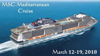 Pier Runners MSC Meraviglia Mediterranean Cruise March 1219 2018 Cruise Dont miss the Ship [upl. by Yhtac]