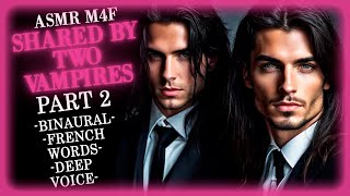 ASMR M4F 2 Vampires Share You Part 2 [upl. by Pickard32]