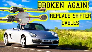 Fixing Broken Shifter Cables on My 987 Boxster S [upl. by Eibrik746]