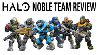 MEGA Construx HALO Noble Team Review [upl. by Schluter252]