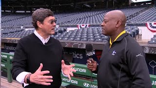 1on1 with Bob Nutting at Pirates home opener [upl. by Sigfried]