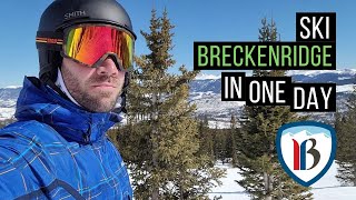 How to ski Breckenridge in one day  best resort in Colorado [upl. by Nahs798]