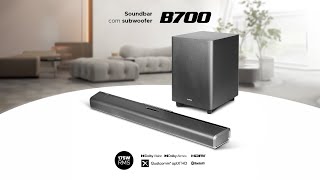 Potência e qualidade com a Soundbar B700 [upl. by Adnawat363]