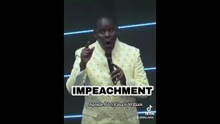 APOSTLE KIMANI WEIGHS IN ON THE IMPEACHMENT kenya gachagua ruto genz church christian [upl. by Bertelli650]