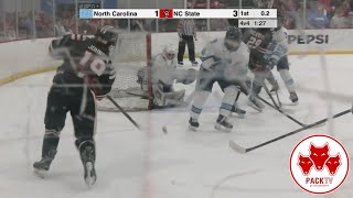 NC State Hockey vs North Carolina October 11th 2024 [upl. by Moscow]