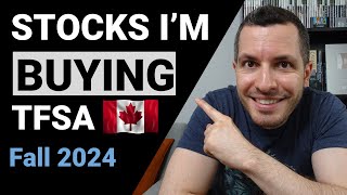 CANADIAN Stocks Im BUYING in My TFSA  FALL 2024  Portfolio Reveal [upl. by Ardin7]