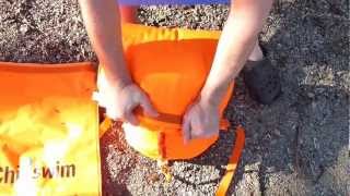 Chillswim Dry Bags amp Tow Floats Demo now called Swim Secure products [upl. by Aiela]