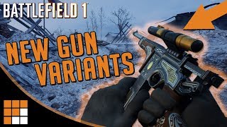 8 NEW WEAPON VARIANTS More Assault and Scout Weapons Headed to Battlefield 1 [upl. by Onder]