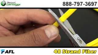 48 Strand Fiber Optic Cable  Singlemode indoor [upl. by Egief]