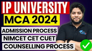 IP University MCA Admission Process 2024 Entrance exam syllabus Counselling complete details [upl. by Greabe]