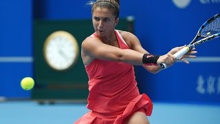 2015 China Open First Round  Sara Errani vs Petra Kvitova  WTA Highlights [upl. by Devinna]