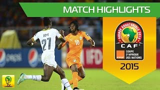 Côte DIvoire  Ghana  FINAL  CAN Orange 2015  08022015 [upl. by Liakim]